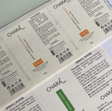 Tem nhựa trắng bóng - tem nhựa trắng chống nước