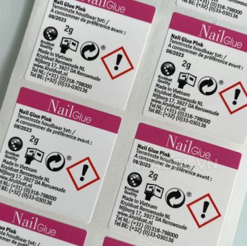 Tem nhựa trắng bóng - tem nhựa trắng chống nước